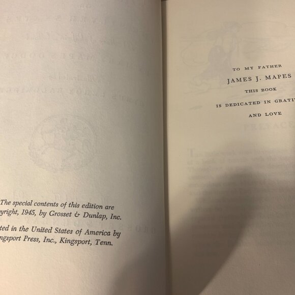 1945 HANS BRINKER, THE SILVER SKATES Mary Mapes Dodge Cardboard Slip Case Cover - Picture 4 of 11